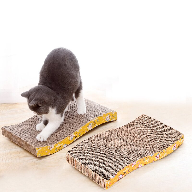 Tucker Murphy™ Pet 2 Pack Cat Scratcher Cardboard With Catnip Recycle